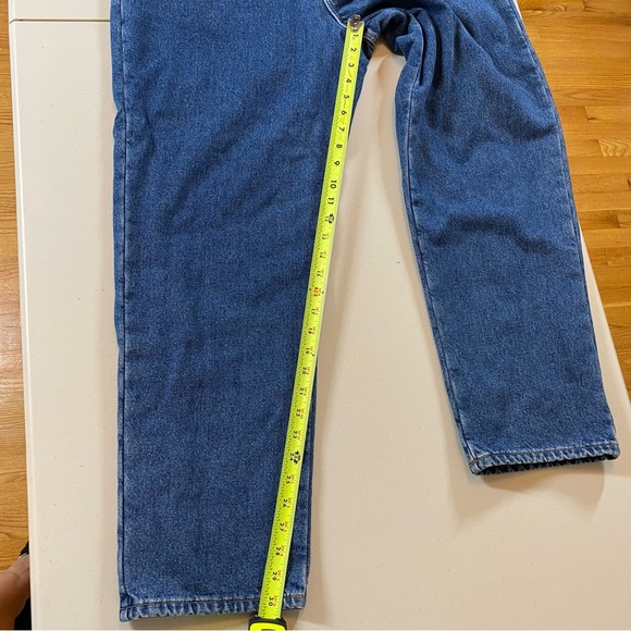 LL Bean Flannel Lined Women’s Jeans 16R – Relaxed Fit – Blue – 100% Cotton - Picture 8 of 11